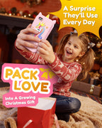 KOKODI Kids Smart Phone, Touchscreen HD Dual Camera Cell Phone for Kids, Christmas Birthday Gifts Dinosaur Child Play Phone for Girls 3-10, Travel Toy Preschool Learning Education Toy