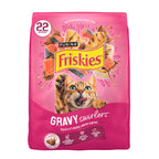 Friskies Purina Gravy Swirlers Dry Cat Food, Chicken & Salmon, 22 lb Bag
