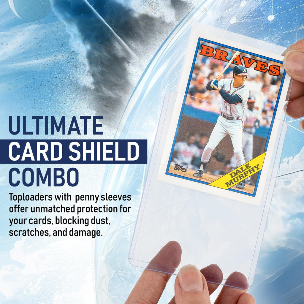 Regular 3x4 Rigid Top Loaders for Cards & Card Sleeves | Ultra Trading, Baseball, Sports & Hard Plastic Protectors, MTG Toploaders Case Bulk, Football Sleeve Holders, TCG Collectible Protectors.