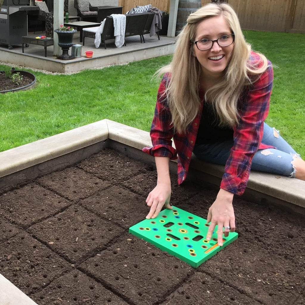 Seeding Square Planting Tool, Seed Planter for Square Foot Gardening Kit