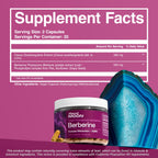 Mineral Moon Premium Berberine Supplement Body Composition, 60 Capsules - with Cissus Quadrangularis & Berberine Phytosome - Supports Overall Wellness