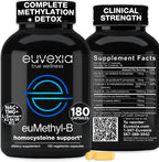 Methylated B Complex Vitamins Riboflavin B6 B12 Folate L-Serine NAC & TMG Supplements Brain Heart MTHFR Immune Support - Methylated Multivitamin L Methylfolate Active 5-MTHF (180) Dr Ekberg euMethyl-B
