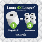 Quilted Northern Ultra Soft & Strong Toilet Paper, 6 Mega Rolls = 24 Regular Rolls, 5X Stronger*, Premium Soft Toilet Tissue