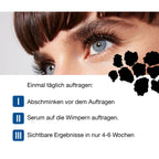 EVOBEAUTÉ evoeye Eyelash Formula INTENSE 3 ml | Eyelash Serum with intensive booster to support the appearance of longer, fuller-looking lashes in 4–6 weeks