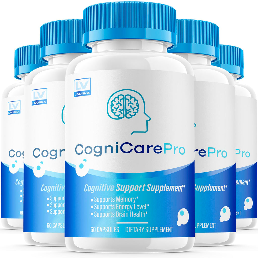 LIVORKA (5 Pack) Cognicare Pro Capsules, Cognicare Pro, Cognicare Pro Pills, Cognicare Pro Advanced Formula, Cognicare Pro Vitamins, Cognicare Pro Formula 300 Capsules for 5 Months