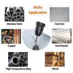 RCINDUS (20PCS) 1/8" Cobalt Drill Bit, HSS M35 Metal Drill Bits for Steel, Stainless Steel, Cast Iron, Hard Plastic and Wood