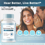 Quietum Plus Tinnitus Relief for Ringing Ears, Official Quietum Plus Tinnitus Relief Original Supplement Pills, Ring Clear Advanced Formula for Healthy Ear, QuietumPlus Reviews (60 Capsules)