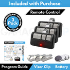 3X for LiftMaster Chamberlain Craftsman Universal Garage Door Opener Remote Replacement, 893LM 893Max 891LM 371LM 373LM 971LM 973LM, Extra Long-Range