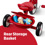 Toddler Bike, Toddler Toys, Kids Toys, Kids Bike, Tricycles for 3-5 Year Olds, Radio Flyer Red Rider Trike for Ages 2.5-5 (Amazon Exclusive)