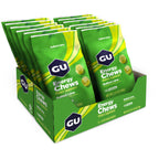 GU Energy Chews, Salted Lime Energy Gummies with Electrolytes, Vegan, Gluten-Free, Kosher, Caffeine-Free, and Dairy-Free On-The-Go Energy for Any Workout, 12 Bags (24 Servings Total)