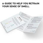 MOXĒ Smell Training Kit, Made in USA, 4 Essential Oils, Olfactory Regeneration, Helps Restore Sense of Smell, Natural Therapy for Smell Loss, Lemon, Rose, Clove, Eucalyptus, Guidebook, Personal Log