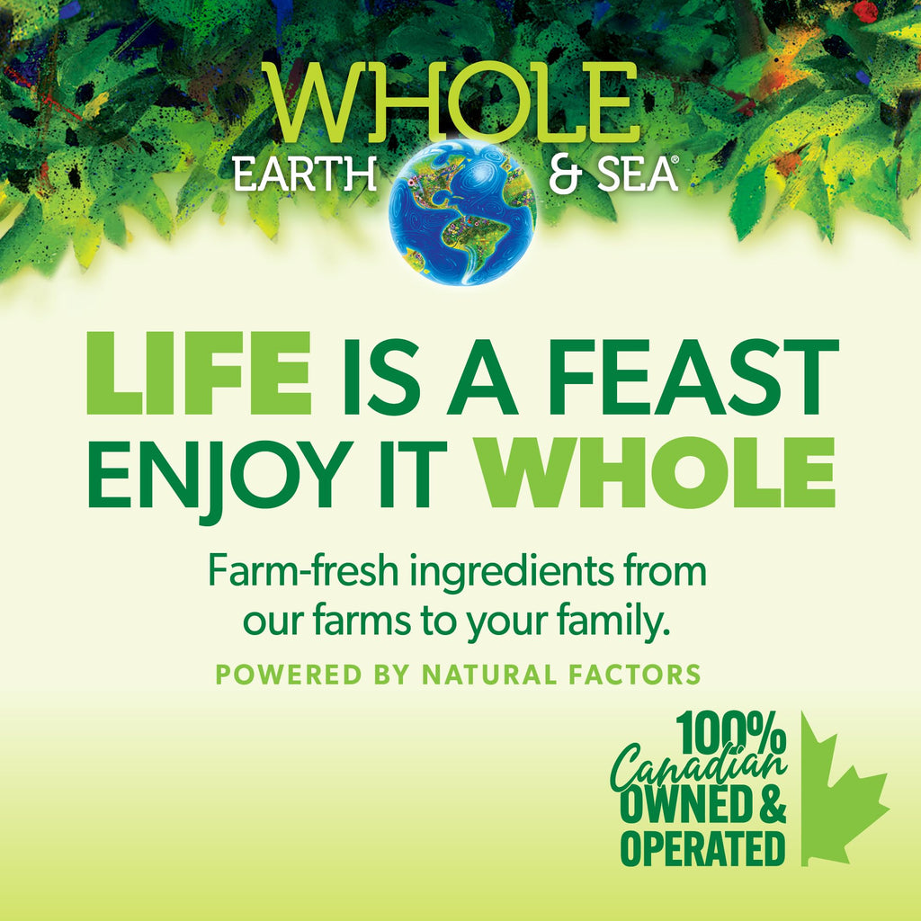Natural Factors Whole Earth & Sea Men's Multivitamin & Mineral - Daily Health Supplement for Men Under 50 - Vegan, Non-GMO & Gluten-Free - 120 Tablets (60 Servings)