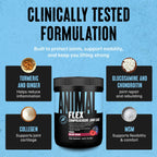 Animal Flex Powder - Joint Support Supplement for Pain Relief, Repair and Restore Muscles with Turmeric, Glucosamine, Chondroitin, MSM, Collagen and Boswellia, Great Tasting Cherry Flavor, 30 Scoops