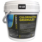 AquaDoc Hot Tub Chlorine Granules - 10 lb - Quick Dissolving Spa Chlorine for Hot Tub Sanitizer - Made in the USA