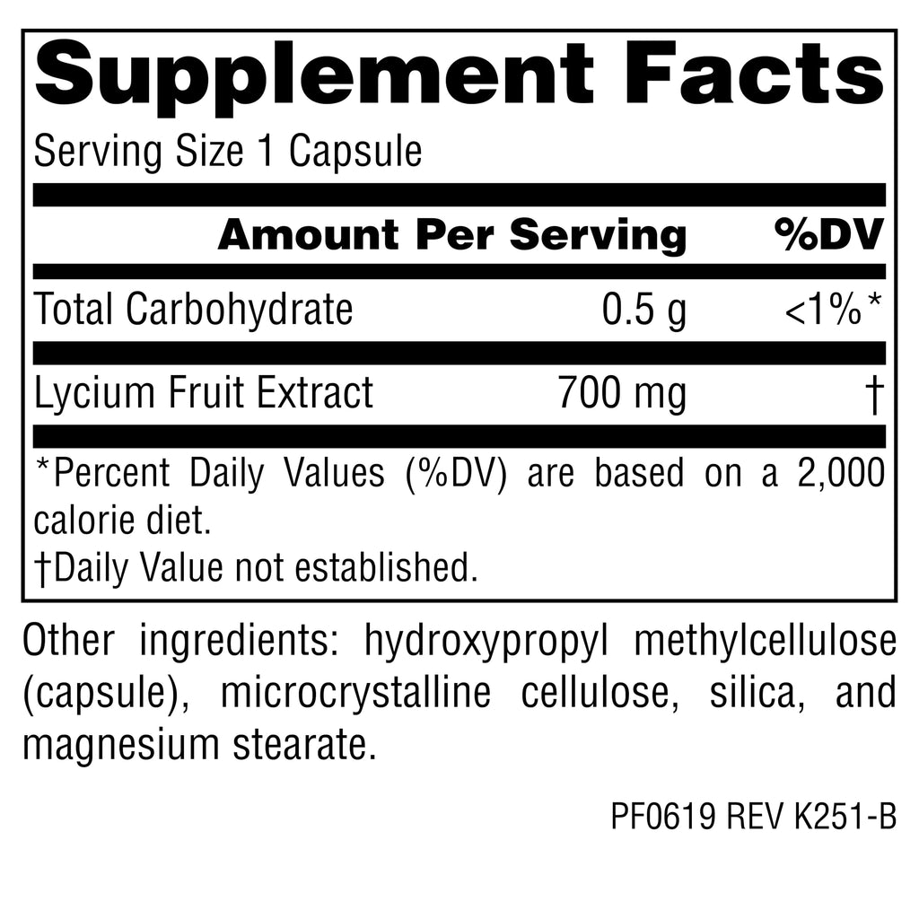 Planetary Herbals Goji Berry Full Spectrum 700mg, Botanical Elixir for Health and Longevity,180 Vegetarian Capsules