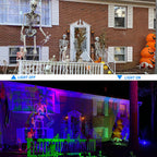 Akpgf 4 Pack 50W Black Light, LED Blacklight Flood Light with US Plug and Switch, Black Lights for Glow Party,Halloween,Body Painting,Birthday Party,Fluorescent Painting and Fluorescent Tapestry