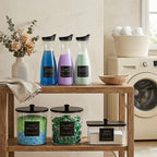 Laundry Room Organization Set, 3 Laundry Containers, 3 detergent dispenser