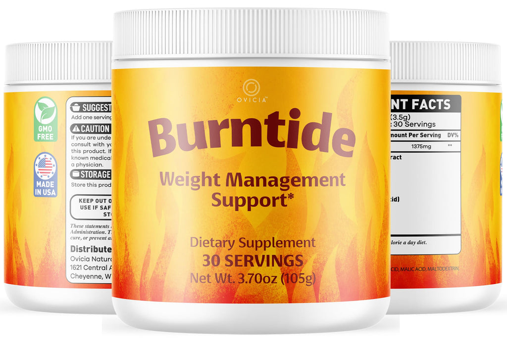 Burntide Powder - Official Burn Tide Advanced Premium Formula with All Natural Ingredients Maximum Strength Vitamins Support for Wellness & Overall Health Reviews, 60 Servings for 1 Month