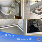 TOUSEA White 1.5" x10.5ft Caulk Tape for Tub, Toilet, Sink, Peel and Stick