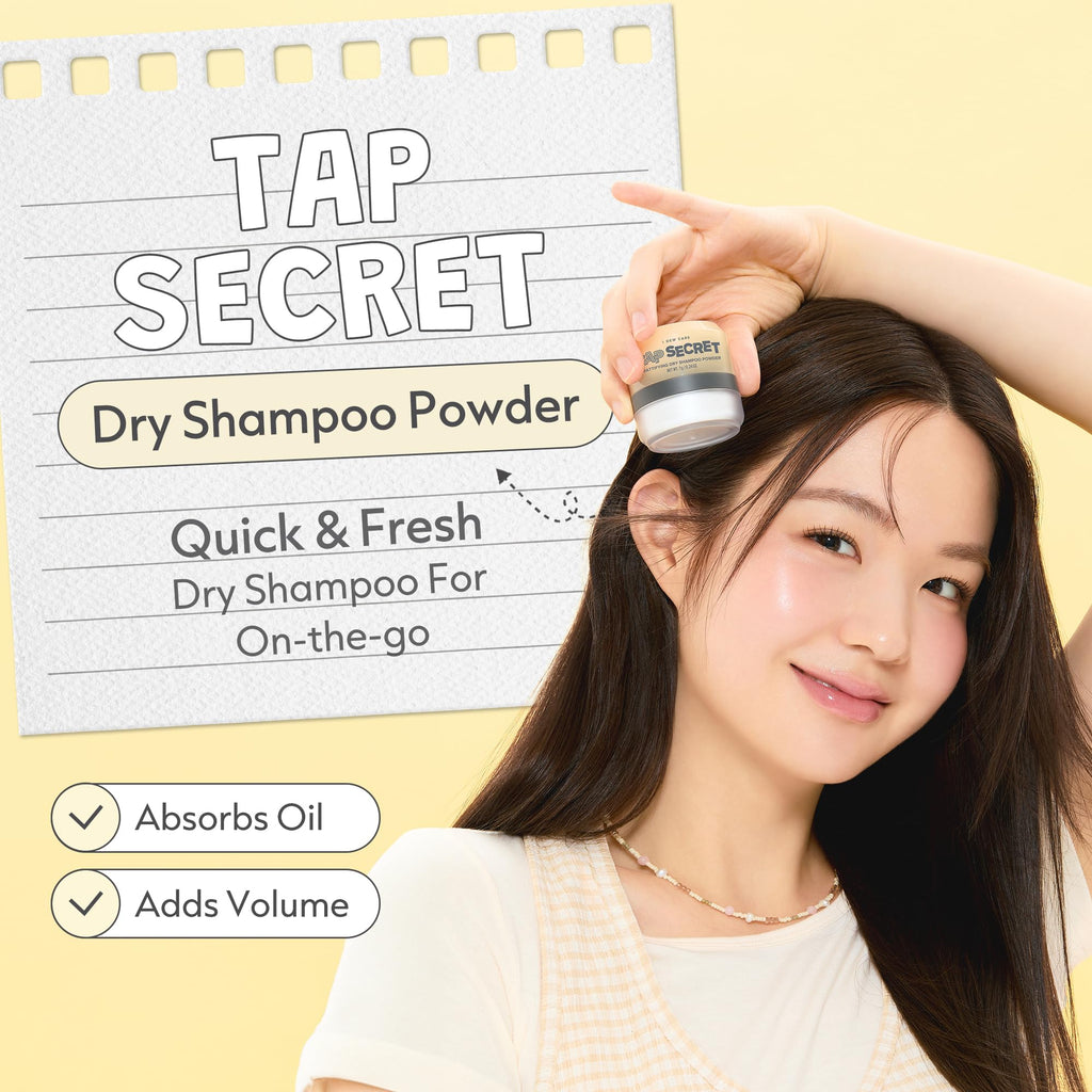 I DEW CARE Tap Secret Mattifying Dry Shampoo Powder Original 0.24 oz