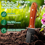 EZUVITA Hori Hori Garden Knife, Gardening Tools