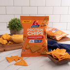 Atkins Nacho Cheese Protein Chips, 4g Net Carbs, 13g Protein, Gluten Free, Low Glycemic, Keto Friendly, 12 Count