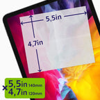 MAXI CLEAN 440 Pack Lens Wipes for Eyeglasses Pre-Moistened, Individually Wrapped Streak-Free Cleaning for Glasses & Laptop Screens, Glasses Cleaner Wipe Bulk 5.5 x 4.7 Inch, Sunglasses & Phone Wipe