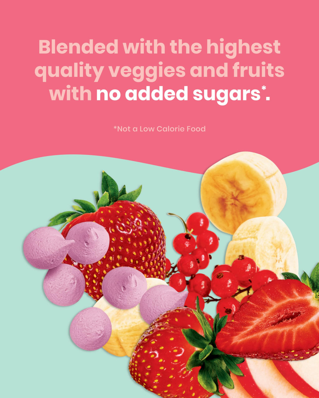 Amara Smoothie Melts - Mixed Red Berries - Baby Snacks Made With Fruits and Vegetables - Healthy Toddler Snacks For Your Kids Lunch Box - Organic Plant Based Yogurt Melts - 6 Resealable Bags