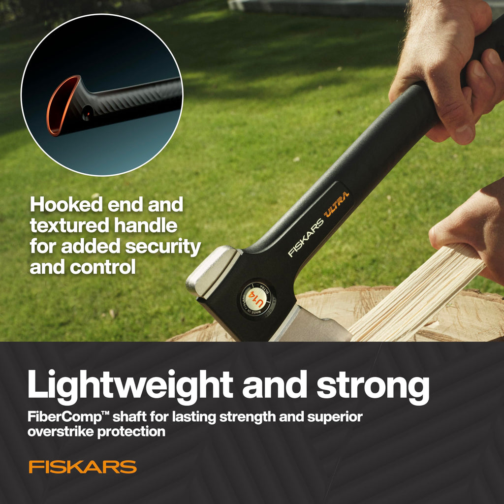 Fiskars U14 Universal Hatchet 14", RazorEdge Blade & ToughCoat Plating