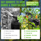 SWANSOFT Plant Tying Machine, Come with 10000pcs Staples 20 Rolls (Green)