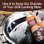 Bull Shot BBQ Pro, Foaming Grill Cleaner, AS SEEN ON TV, Professional Strength Foam Spray Emulsifies Burnt Grease & Char on Grates, Racks, Pans, Smokers & Griddles Cleans in Just 10 Min - Made in USA