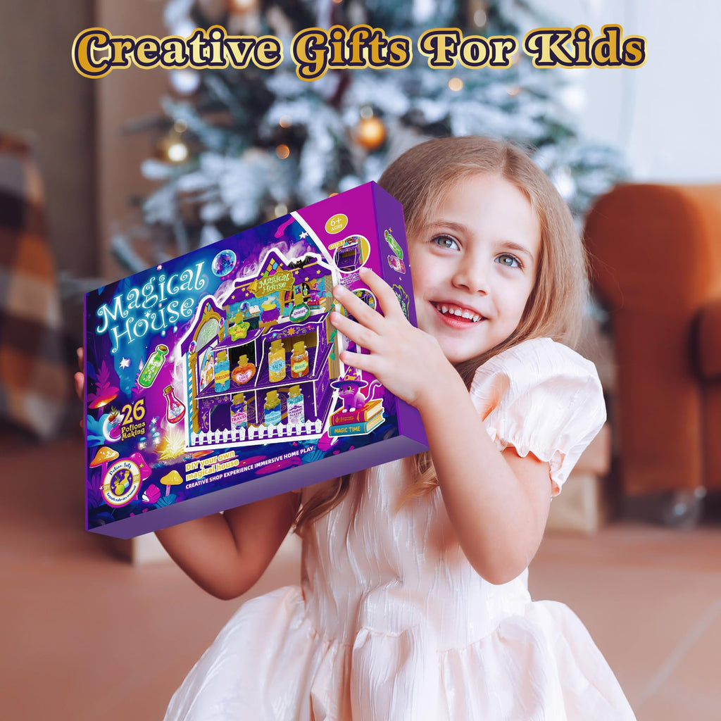 Fairy Magic Potions Kit for Kids with Magical House, Potions Craft Age 6-10