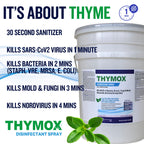 Thymox 5 Gallon Pail Botanical Disinfectant - All Natural Cleaner Mold Remover, Multipurpose Cleaner, Mold Killer - Ideal for Restoration Jobs and Water Damage, Pet Friendly Natural Disinfectant