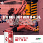 Dymatize All9 Amino, 7.2g of BCAAs, 10g of Full Spectrum Essential Amino Acids Per Serving for Recovery and Optimal Muscle Protein Synthesis, Orange Cranberry, 30 Servings, 15.87 Ounce