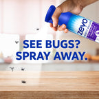 Zevo Flying Insect Killer Spray - Bug Spray for Home Use - Versatile Gnat, Mosquito, Fruit Fly Killer & More - with Rosemary & Cornmint Oil - for Indoor & Outdoor Use (3 Bottles)