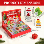 Advent Calendar 2026 Handmade Crochet Animals Plush Advent Calendar 24 Days Christmas Countdown Calendar with Positive Emotional Support Cards Gifts for Kids, Teens, Girls, Boys, Women, Men