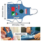 ODOXIA Fidget Apron for Elderly | Fidget Blanket for Dementia | Dementia Products for Elderly | Gift and Activities for Seniors with Alzheimer’s | Sensory Toys