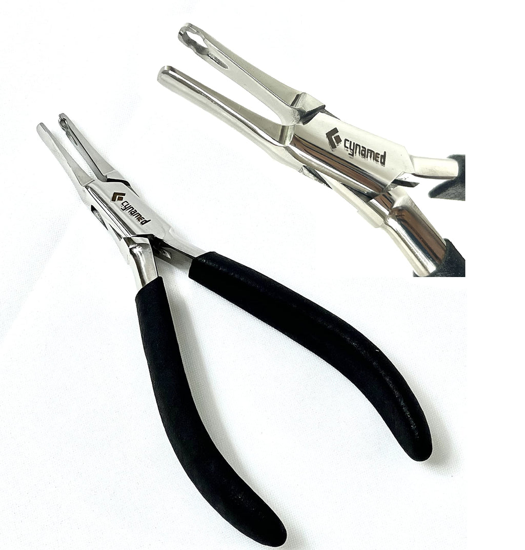 Premium -Nose Pad Arm Adjusting Pliers Eyeglass Arms Frame Eyeglasses Nose Pad Remover, Multi-purpose Optical Optician Tool for Glasses Repair Assembling & Adjusting (UPGRADED NOSE PAD PLIER #22N)