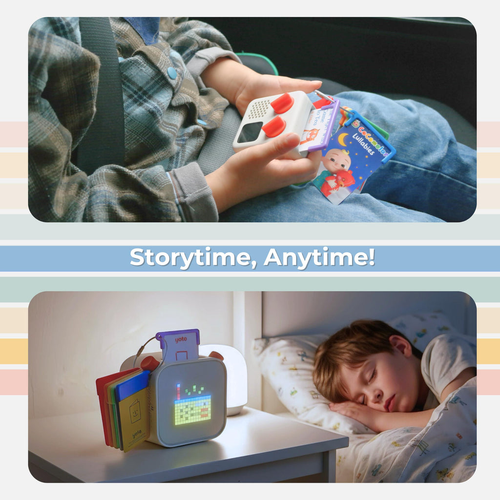 12 Pcs Card Holder for Yoto Cards with 2 Ring Loops, Reusable Portable Yoto Card Holder Ring Set, Kids Travel Carrier, Audio Story Card Storage Organizer, Accessories Compatible with Yoto Mini Player