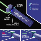 ZipString Luma Glow-in-The-Dark String Toy