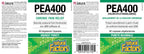 Natural Factors PEA400 - Pure Palmitoylethanolamide for Relief - Supports Nervous System & Occasional Discomfort - Non-GMO - 90 Capsules (90 Servings)