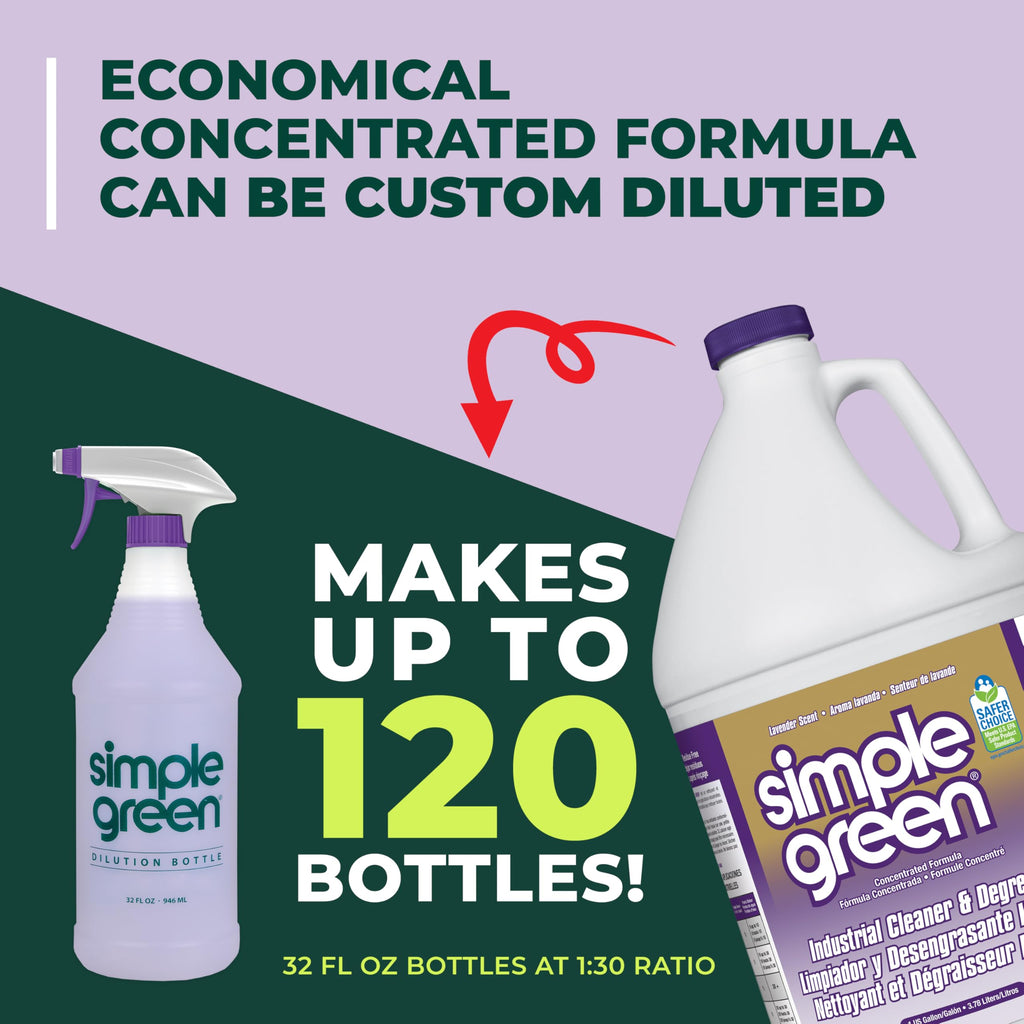 Simple Green Industrial Cleaner and Degreaser Lavender Scent 1 Gal