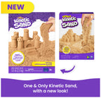Kinetic Sand, 5.5lbs (2.5kg) Natural Brown Play Sand, Bulk Box for Arts and Crafts, Sandbox (Packaging May Vary), Moldable Sensory Toys, Ages 3 and up