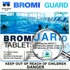 1 Inch 2.5 Lbs Bromine Tablets for Spa Hot Tub Chemical Tabs Brominating Tablets Spa Hot Tub Chemical Sanitizer