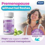 Climafort 60 Day Supply | Menopause Relief Pills | Natural Relief for Hot Flashes, Night Sweats, Mood Swings & Hormone Balance | Hops, Vitamins, and Minerals | 1 Capsule Daily