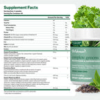Dr. Fuhrman Whole Food Greens Powder | Premium Greens Superfood Powder Multivitamin | Plant Based Protein for Immune Support & Gut Health | Organic Mushrooms, Greens, & Turmeric | Vitamin B12, D3, K2