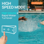 VIDAPOOL In/Above Ground Pool Pump Self Primming High Flow,Grey