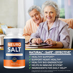 Original Neuro Salt Advanced Capsule, Advance Premium Formula, Natural Ingredients for Overall Health & Balanced Healthy Lifestyle | Official Neurosalt | 60 Capsules Each Bottle (Pack of 3)