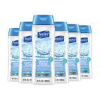 Suave Deeply Clean Antibacterial Body Wash with Glycerin & Vitamin E, Moisturizing Skin Cleanser For Soft, Smooth Skin, Long Lasting Scent, Paraben Free, 18 FL OZ, 6 Count