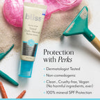 Bliss Block Star SPF 30 Daily Tinted Mineral Sunscreen with Zinc Oxide - All Skin Tones - 100% Mineral Broad Spectrum Sunscreen with Titanium Dioxide & Antioxidant Blend- 1.4 fl oz.